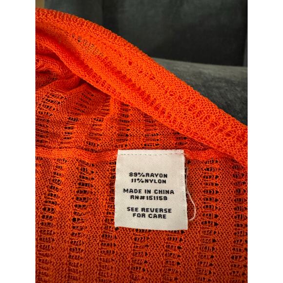 525 America Papaya Knit Halter Tank Top NWT Size Small - Picture 6 of 7